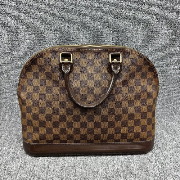 Louis Vuitton Alma PM Damier Ebene Hand Bag 699-081625 - Picture 2 of 15
